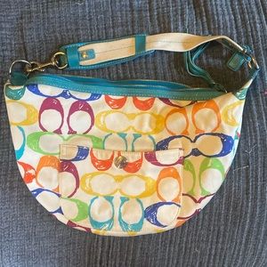 Coach hobo style scribble logo